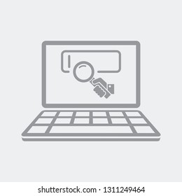 Search process on notebook