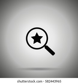search rating icon. Look for rating 