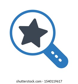 search rating vector glyph color  icon