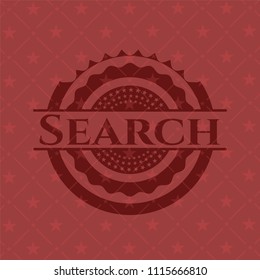 Search realistic red emblem