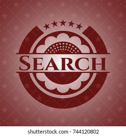 Search realistic red emblem