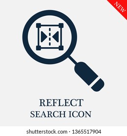 search Reflect icon. Editable search Reflect icon for web or mobile.