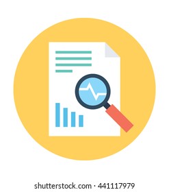 Search Report Vector Icon