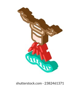 search rescue drone isometric icon vector. search rescue drone sign. isolated symbol illustration