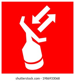 Search and Rescue Transponder Symbol Sign, Vector Illustration, Isolate On White Background Label .EPS10