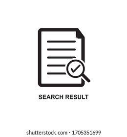 SEARCH RESULT ICON , AUDIT DOCUMENT ICON