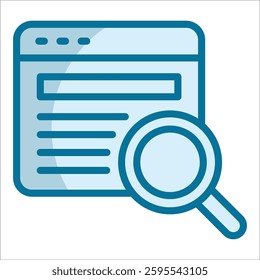 Search Results Icon Element For Design