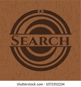  Search retro style wood emblem