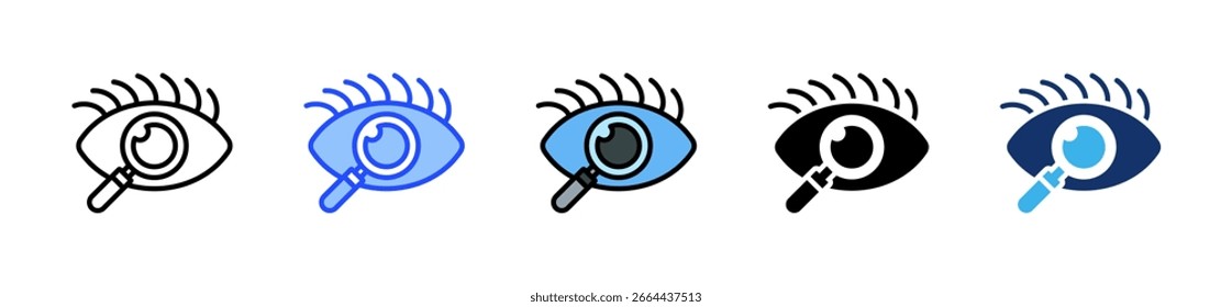 Search Review Icon Collection With Multiple Styles