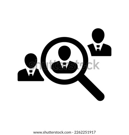Search Right Candidate Icon Logo.