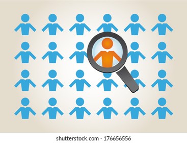 search for the right employee