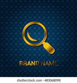 Search Royal Golden & Blue Metallic Premium Corporate Logo / Icon