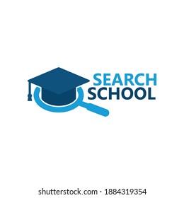 Search school logo template design