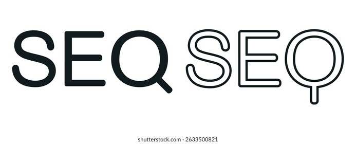 Icono de Búsqueda Seo. Vector de ilustración