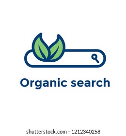 Search & SEO Web Header Hero Image Banner with organic growth, search, and locality ideas icon set