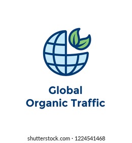 Search & SEO Web Header Hero Image Banner with organic growth, search, and locality ideas icon set