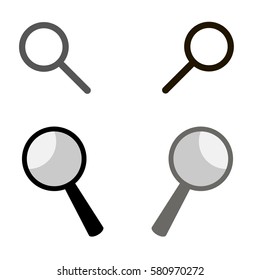 search set icon, clues 