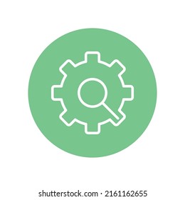 search setting Vector icon which is suitable for commercial work and easily modify or edit it

