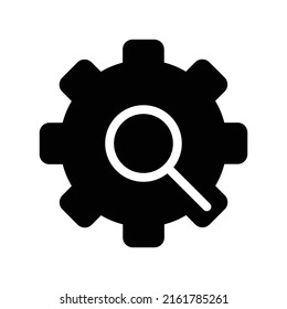 search setting Vector icon which is suitable for commercial work and easily modify or edit it

