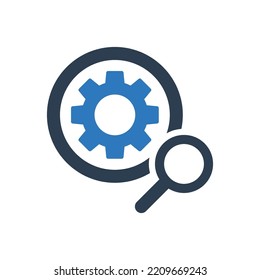 Search Settings Icon Sign Symbol