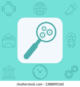 Search settings vector icon sign symbol