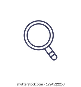 Search sign flat icon vector illustration