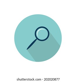 Search sign icon. Vector illustration