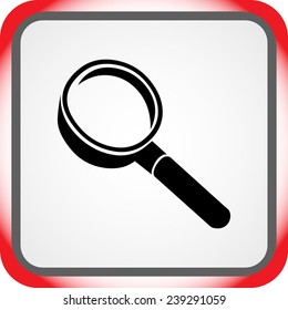 Search sign icon, vector illustration