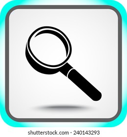 Search sign icon, vector illustration