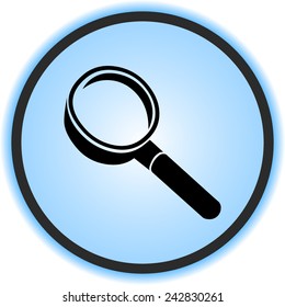 Search sign icon, vector illustration