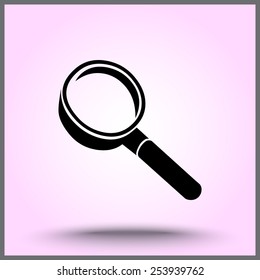 Search sign icon, vector illustration