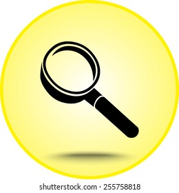 Search sign icon, vector illustration