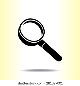 Search sign icon, vector illustration