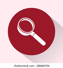 Search sign icon, vector illustration