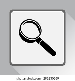 Search sign icon, vector illustration