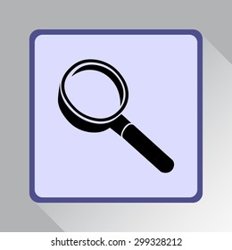 Search sign icon, vector illustration