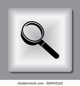 Search sign icon, vector illustration