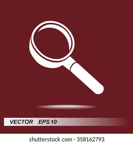 Search sign icon, vector illustration