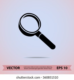 Search sign icon, vector illustration