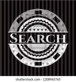 Search silver shiny emblem