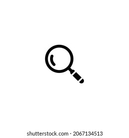 Search simple flat icon vector illustration