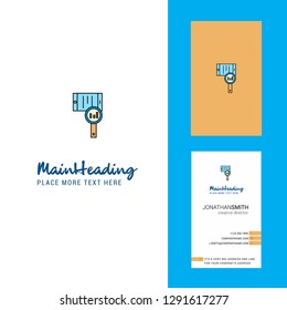 Search in smart phone  Creative Logo and business card. vertical Design Vector