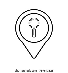 search social media round pointer web