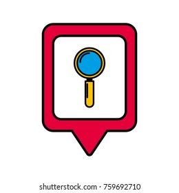 search social media square pointer web