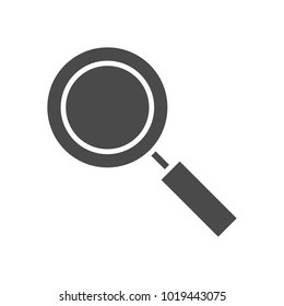 Search Solid Icon. Vector Illustration of Flat Web Glyph.