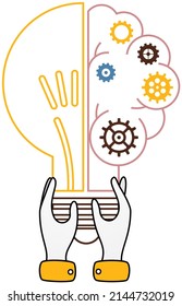 Search for solutions, strategy planning, project creation symbol. Light bulb as idea of new project sign. Brainstorming, working with startup development concept. Light bulb icon as creative idea