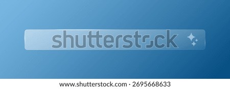The search string with the AI sign. Futuristic intelligent search automation, AI chatbot, digital business support, futuristic AI. Vector illustration.