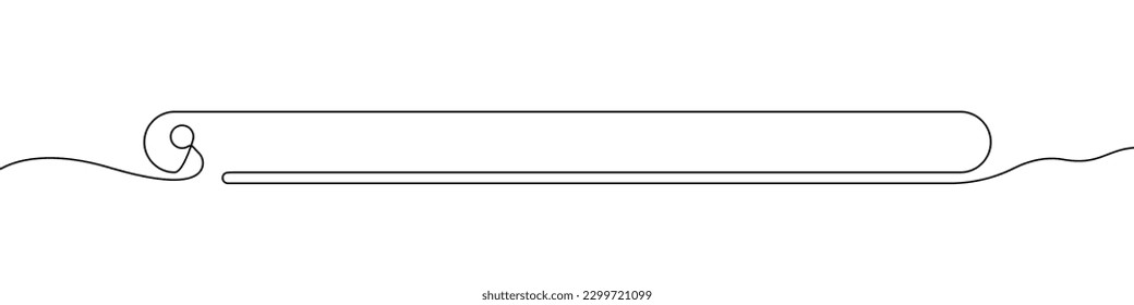 Search string sign line continuous drawing vector. One line Search string vector background. Search string icon. Continuous outline of Search string. Linear Searching strings design.