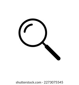Search symbol. Magnifying glass icon vector.