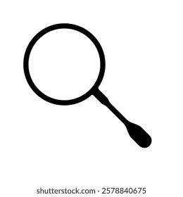 Search Symbol Style. Vector Art of Icon. Minimalist Icon Format. Clean and Modern in Vector Style. Simple Drawing